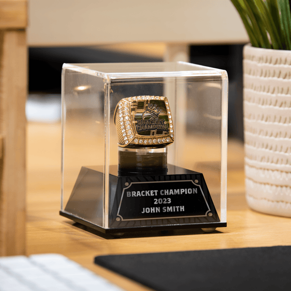 Championship Ring Spinning Display Case