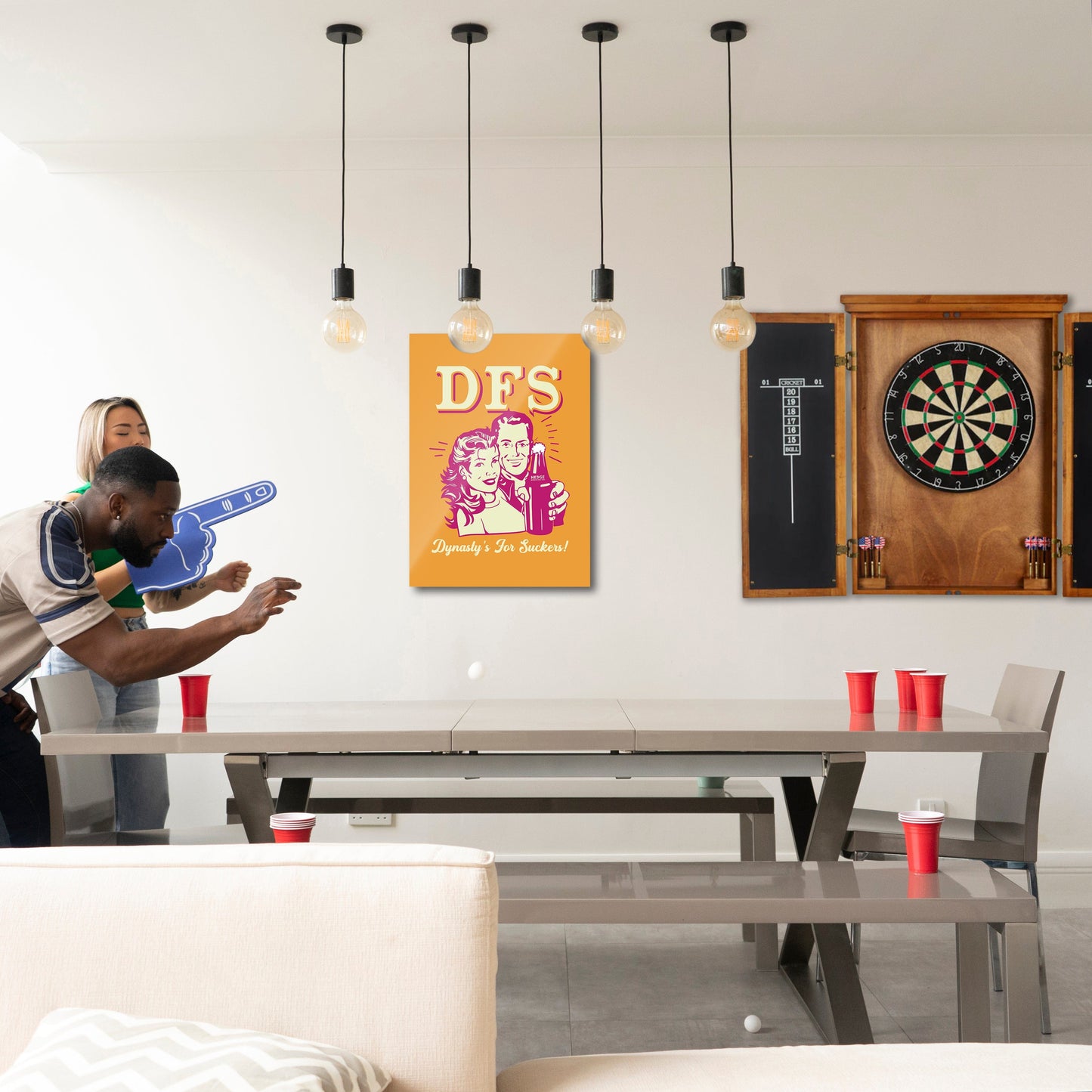 TrophySmack DFS - Fantasy Football Metal Wall Art