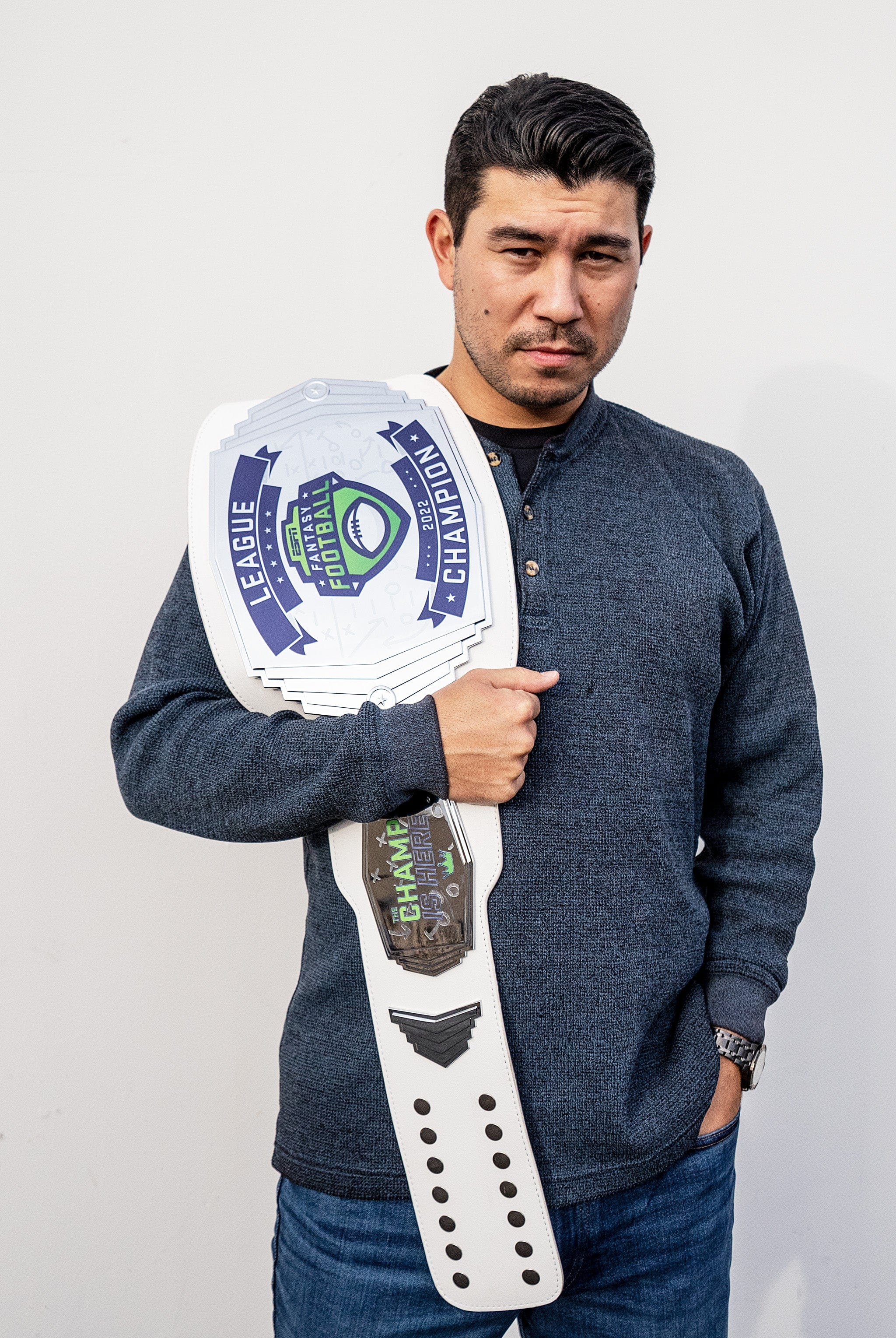 CUSTOM ESPN Fantasy Football Championship Belt