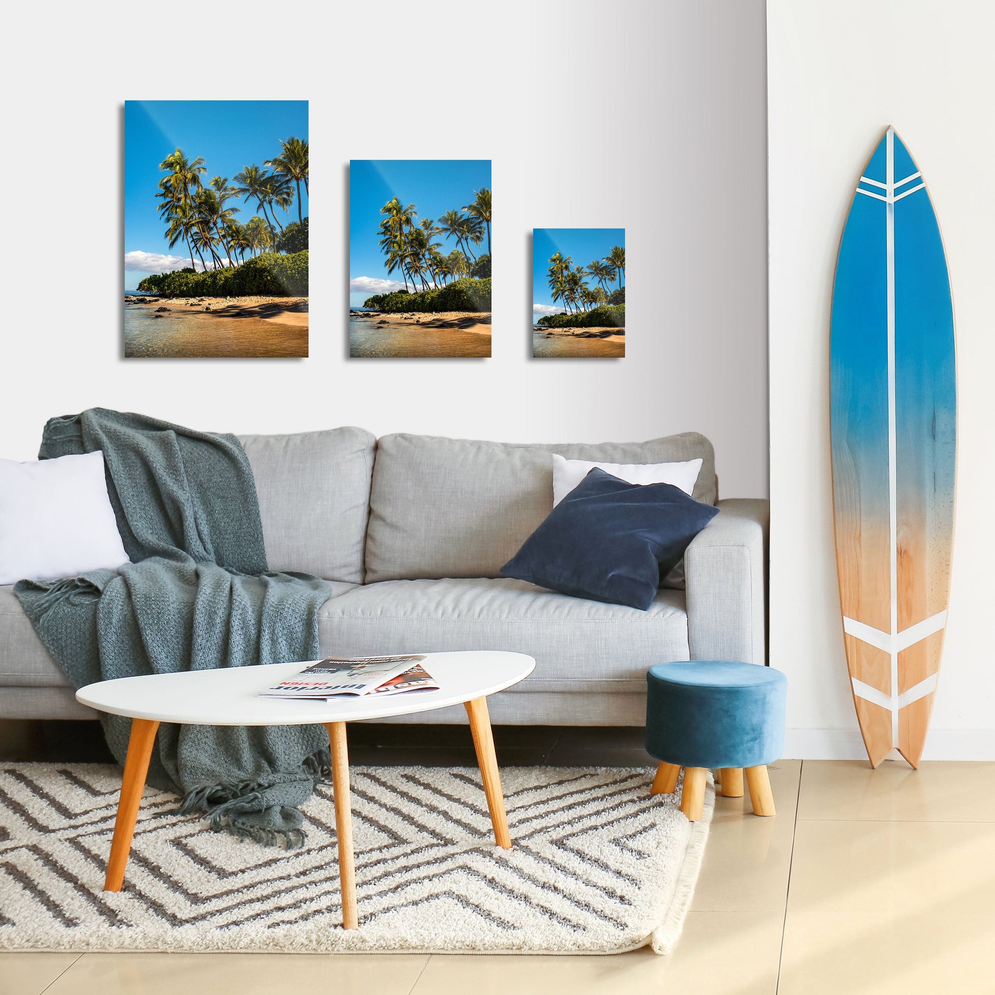 TrophySmack Tropical Palm - Metal Wall Art