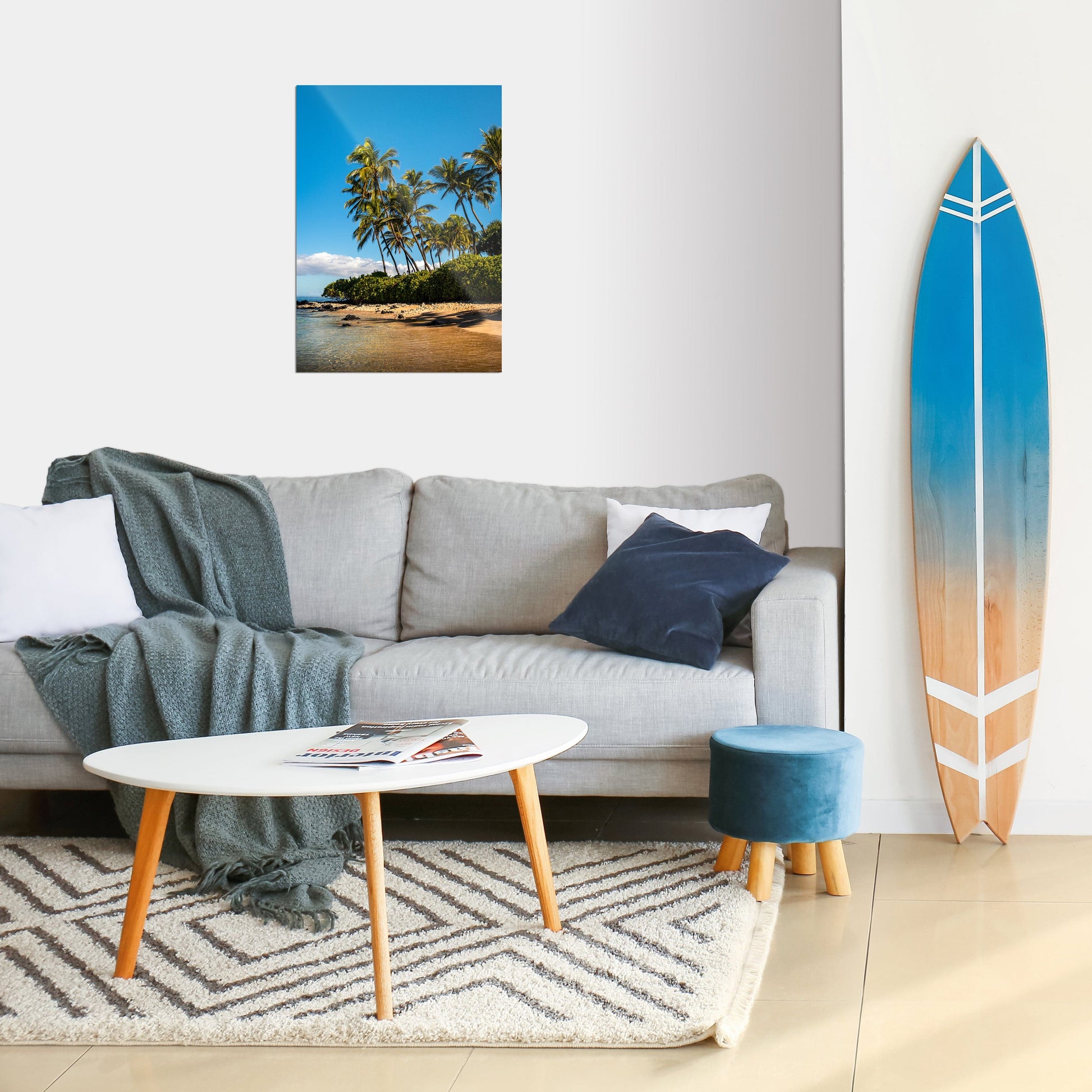 TrophySmack Tropical Palm - Metal Wall Art